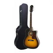 Epiphone - J-15 EC Deluxe Acoustic Electric Guitar with Hard Case - Vintage Sunburst (In Stock)