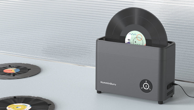 HumminGuru - All-In-One Ultrasonic Vinyl Record Cleaner with 33” Adapter (In Stock)