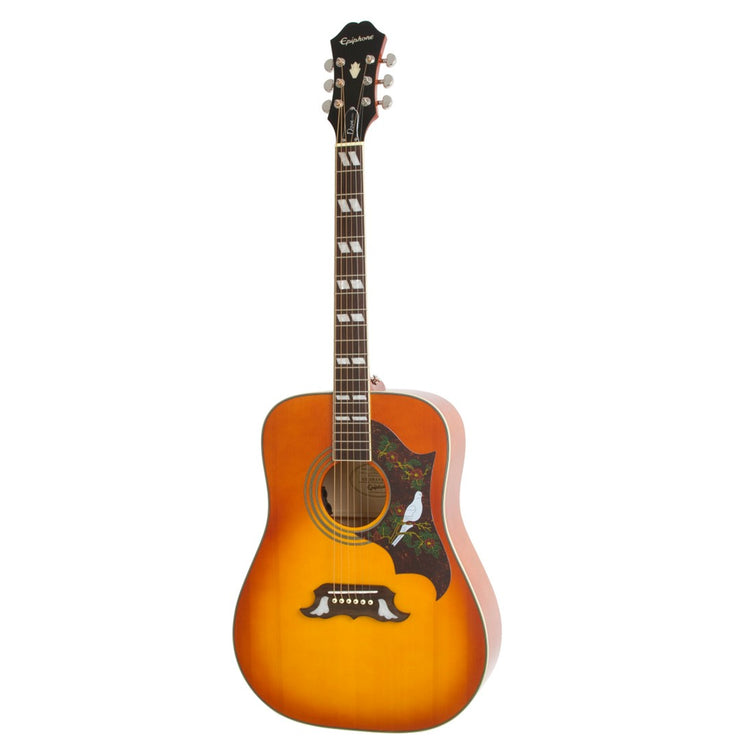 Epiphone Dove Studio Acoustic/Electric Guitar - Violin Burst (In Stock) nbb EEDV-VB
