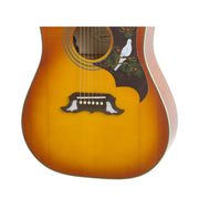 Epiphone Dove Studio Acoustic/Electric Guitar - Violin Burst (In Stock) nbb EEDV-VB