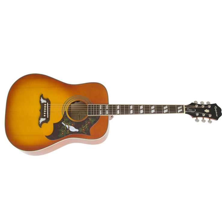 Epiphone Dove Studio Acoustic/Electric Guitar - Violin Burst (In Stock) nbb EEDV-VB