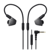 Audio Technica - ATH-LS70is - Wired In-Ear Headphones with Mic & Control (Black) (In Stock)