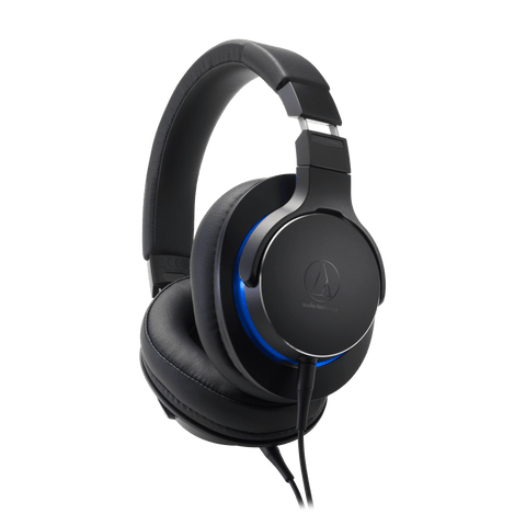 ATH-MSR7BBK - Audio Technica Hi-Res Audiophile  Balanced Over-Ear Headphones with 4.4mm and 3.5mm Cables (In Stock)