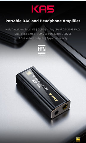 FiiO KA5 - Portable DAC and Headphone Amplifier (In Stock)