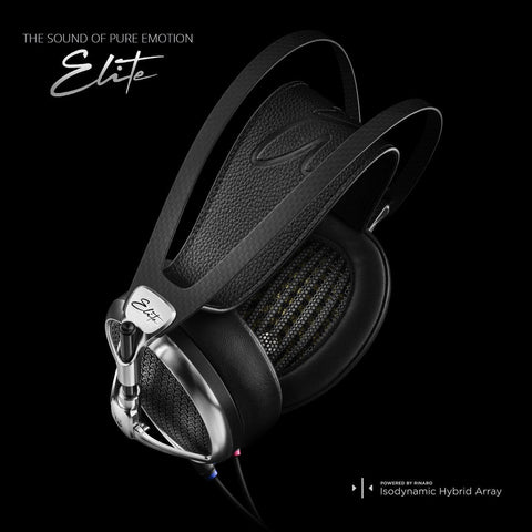 Meze Audio - Elite Audiophile Isodynamic Hybrid Array Headphones (Aluminium) with Free Silver Plated PCUHD Premium Cable XLR 4 Pin (Ships in 2-3 Weeks)