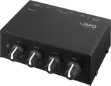 IMG Stageline - PPA4 - 4 x Stereo Headphone Amplifier with Individual Level Controls  (In Stock)