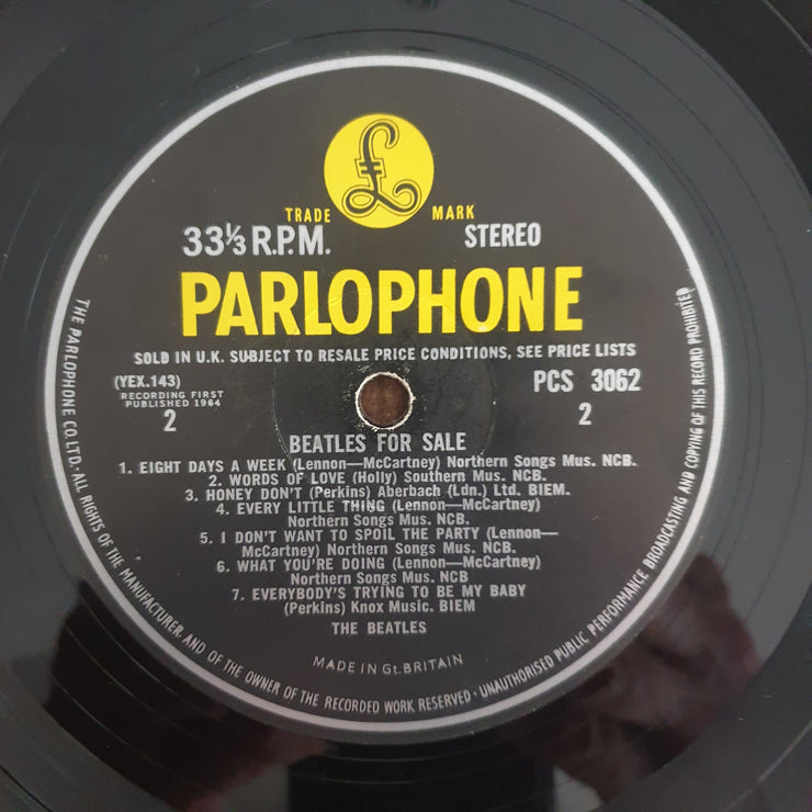 Beatles - Beatles for Sale - UK First Pressing - Vinyl LP Record (VG)