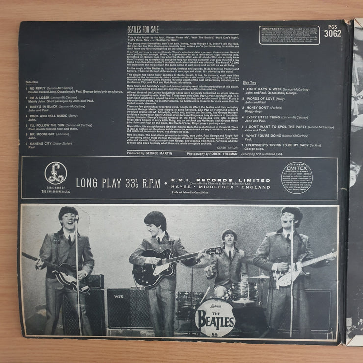 Beatles - Beatles for Sale - UK First Pressing - Vinyl LP Record (VG)