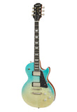 Epiphone - Les Paul Modern Figured , Caribbean Blue Fade - Electric Guitar (In Stock)