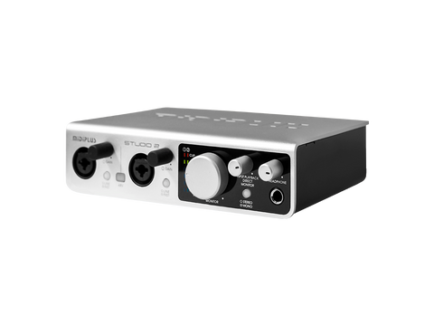 MidiPlus - Studio 2 - Audio Interface with High Quality Phantom Mic Power Amplifier and 24 bit/192kHz High Precision Sampling (In Stock)