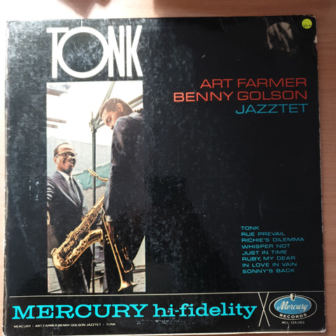 Art Farmer - Benny Golson Jazztet - Tonk  - Vinyl LP - Opened  - Very-Good+ Quality (VG+)