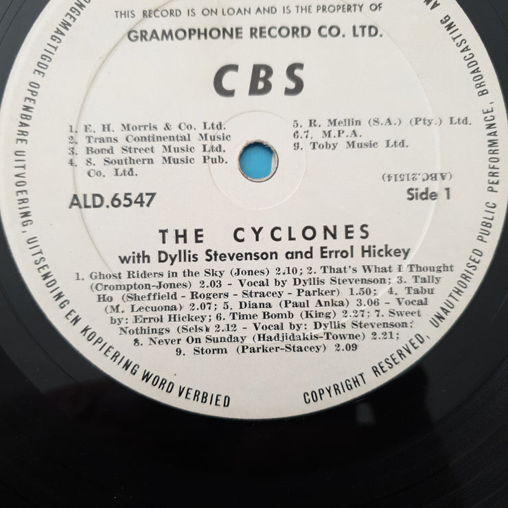 The Cyclones (South Africa - very rare) -  Vinyl LP Record - Very-Good+ Quality (VG+)