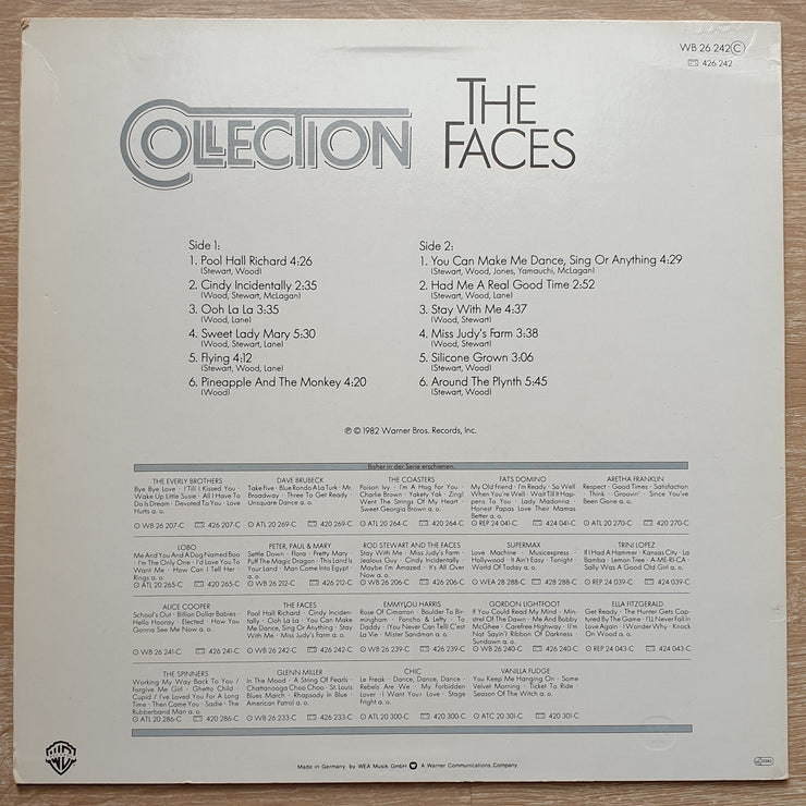 The Faces ‎– Collection - Vinyl LP Record - Very-Good+ Quality (VG+) - C-Plan Audio