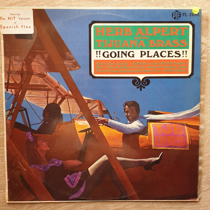 Herb Alpert & Tijuana Brass - Going Places  - Vinyl LP - Opened  - Very-Good+ Quality (VG+) - C-Plan Audio