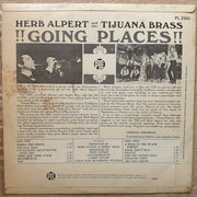 Herb Alpert & Tijuana Brass - Going Places  - Vinyl LP - Opened  - Very-Good+ Quality (VG+) - C-Plan Audio