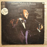Johnny Mathis ‎– In Person - Recorded Live At Las Vegas - Vinyl Record - Very-Good+ Quality (VG+) - C-Plan Audio