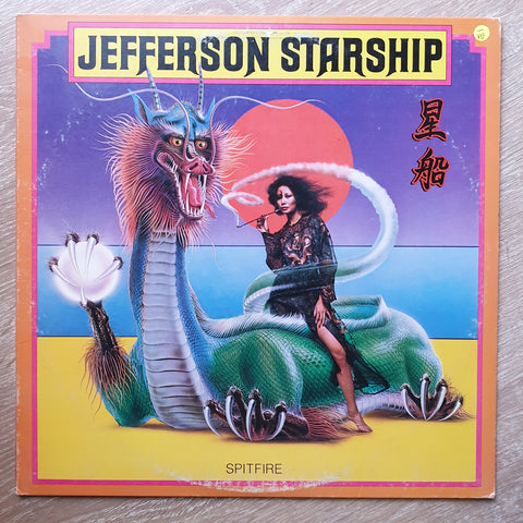 Jefferson Starship ‎– Spitfire - Vinyl LP Record - Opened  - Very-Good- Quality (VG-) - C-Plan Audio