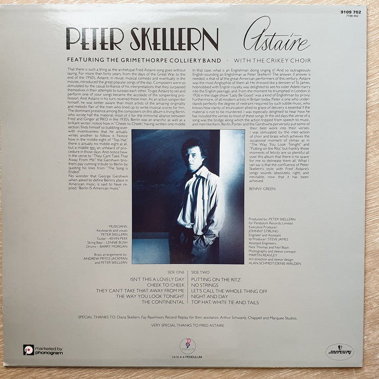Skellern - Astaire - Vinyl LP Record - Opened  - Very-Good+ Quality (VG+) - C-Plan Audio