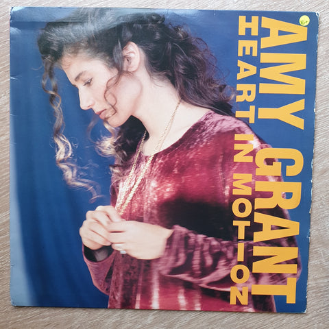 Amy Grant ‎– Heart In Motion - Vinyl LP - Opened  - Very-Good+ Quality (VG+) - C-Plan Audio