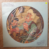 Walt Disney - Pinocchio Picture Disc (rare) ‎– Vinyl LP Record - Opened  - Very-Good+ Quality (VG+) - C-Plan Audio