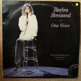 Barbra Streisand ‎– One Voice - Vinyl LP Record - Opened  - Very-Good Quality (VG) - C-Plan Audio