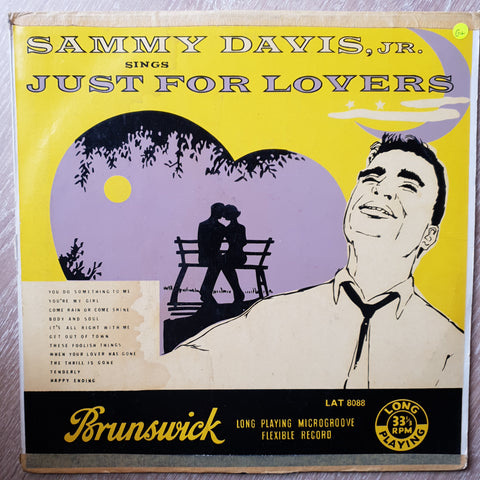 Sammy Davis Jr Sings Just For Lovers - Vinyl LP Record - Opened  - Good+ Quality (G+) - C-Plan Audio