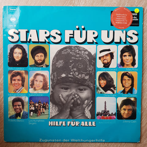 Stars Fur Uns - Hilfe Fur Alle - Vinyl LP Record - Opened  - Very-Good- Quality (VG-) - C-Plan Audio