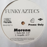 Funky Aztecs ‎– No Evil / Morena -   Vinyl Record - Opened  - Very-Good+ Quality (VG+) - C-Plan Audio