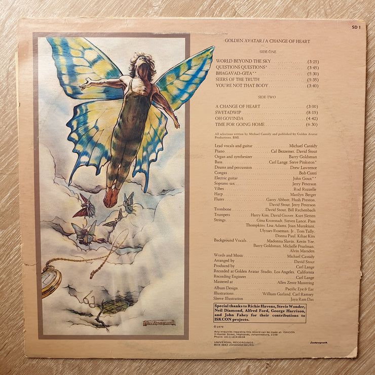 Golden Avatar - A Change Of Heart - Vinyl LP Record - Opened  - Very-Good+ Quality (VG) - C-Plan Audio