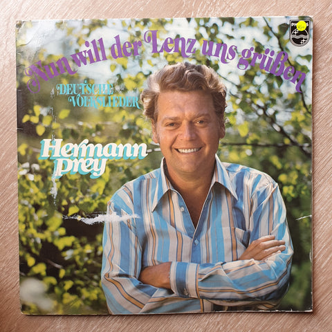 Hermann Prey ‎– Nun will der Lenz uns Grüßen (Deutsche Volkslieder) - Vinyl LP Record - Very-Good+ Quality (VG+) - C-Plan Audio
