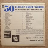 The Washington Post Marching Band ‎– 50 Fabulous March Favorites -  Vinyl LP Record - Very-Good+ Quality (VG+) - C-Plan Audio