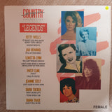 Country Collection Legends - Female -  Vinyl LP Record - Very-Good+ Quality (VG+) - C-Plan Audio