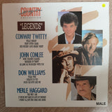 Country Collection Legends - Male -  Vinyl LP Record - Very-Good+ Quality (VG+) - C-Plan Audio