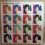 Elton John ‎– Leather Jackets -  Vinyl LP Record - Very-Good+ Quality (VG+) - C-Plan Audio