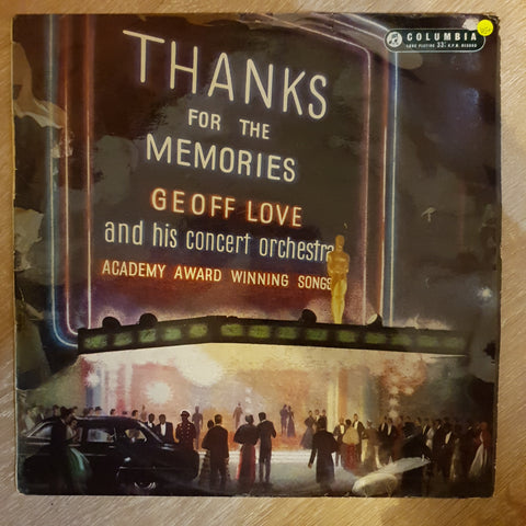 Geoff Love & His Orchestra ‎– Thanks For The Memories -  Vinyl LP Record - Very-Good+ Quality (VG+) - C-Plan Audio