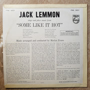 Some Like It Hot - Jack Lemmon - Vinyl LP Record - Opened  - Very-Good- Quality (VG-) - C-Plan Audio