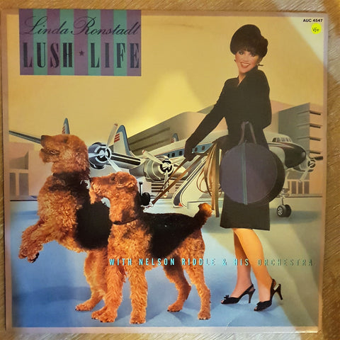 Linda Ronstadt ‎– Lush Life -  Vinyl Record - Very-Good+ Quality (VG+) - C-Plan Audio