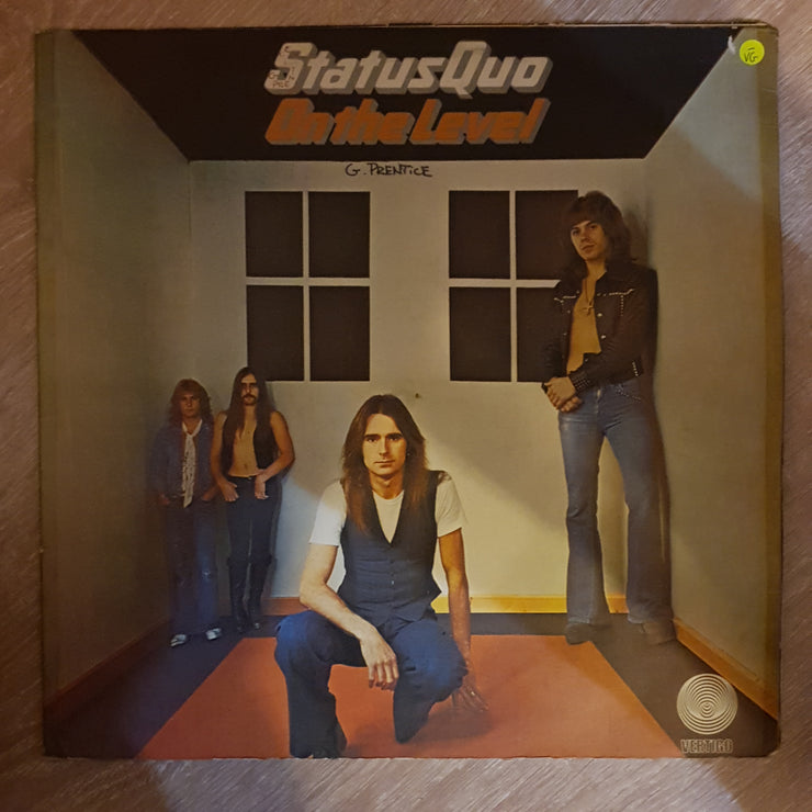 Status Quo - On The Level  - Vinyl LP Record - Opened  - Very-Good- Quality (VG-) - C-Plan Audio