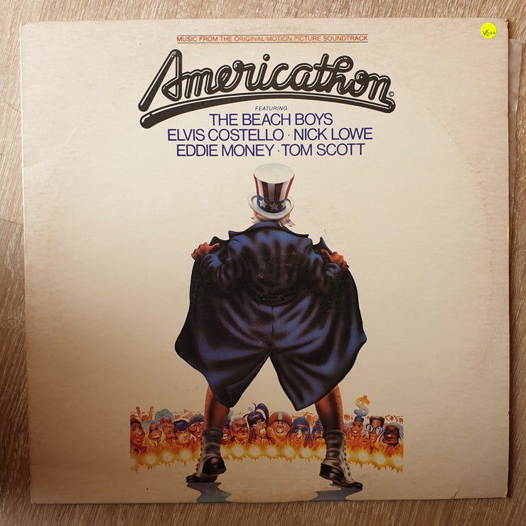 Americathon Soundtrack - Vinyl LP Record - Very-Good+ Quality (VG+) - C-Plan Audio