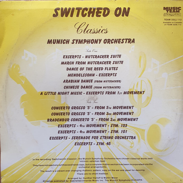 Switched on Classics -  Vinyl LP Record - Very-Good+ Quality (VG+) - C-Plan Audio