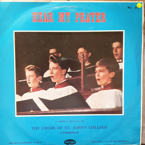 St. John's College Choir ‎– Hear My Prayer -  Vinyl LP Record - Very-Good+ Quality (VG+) - C-Plan Audio