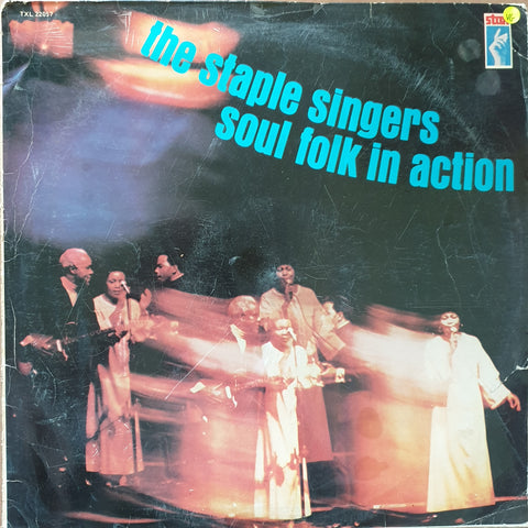The Staple Singers ‎– Soul Folk In Action - Vinyl LP Record - Opened  - Very-Good Quality (VG) - C-Plan Audio