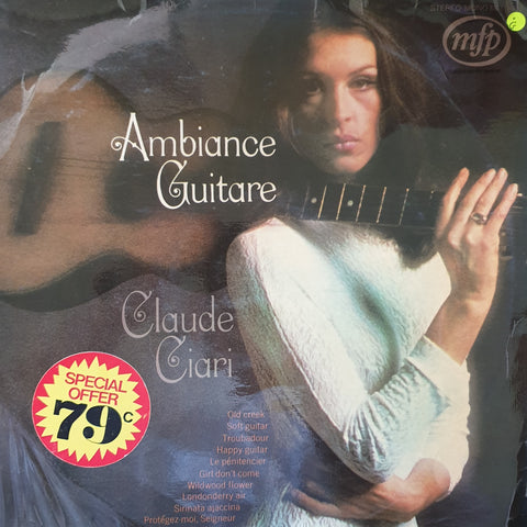 Claude Ciari ‎– Ambiance Guitare - Vinyl LP Record - Opened  - Good Quality (G) - C-Plan Audio