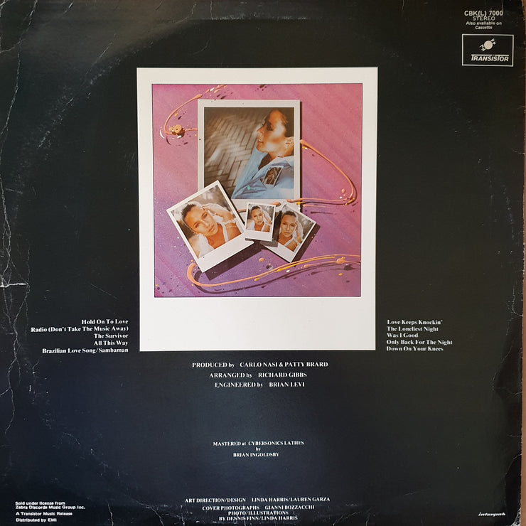 Patty Brard - Hold On To Love - Vinyl LP Record - Opened  - Very-Good- Quality (VG-) - C-Plan Audio