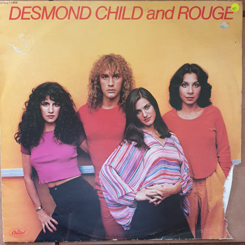 Desmond Child And Rouge - Vinyl LP Record - Opened  - Very-Good Quality (VG) - C-Plan Audio
