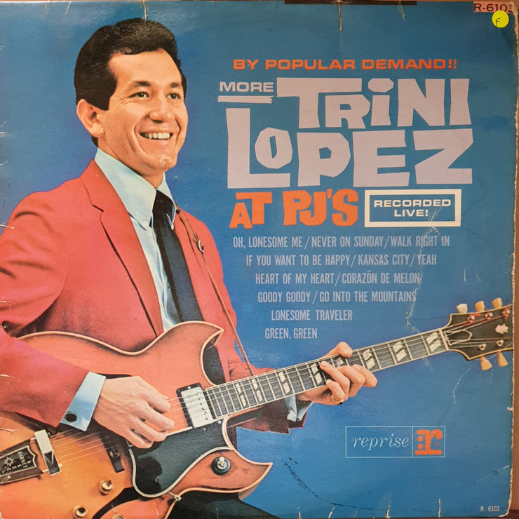 Trini Lopez - More Trini Lopez at PJ's - Vinyl LP Record - Opened  - Fair Quality (F) - C-Plan Audio