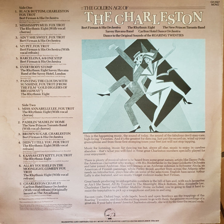 The Golden Age Of The Charleston -  Vinyl LP Record - Very-Good+ Quality (VG+) - C-Plan Audio