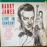 Harry James And The Music Makers ‎– Live In Concert -  Vinyl LP Record - Very-Good+ Quality (VG+) - C-Plan Audio