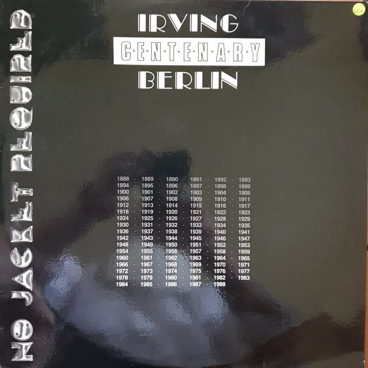 Irving Berlin Cententary - No Jacket Required -  Vinyl LP Record - Very-Good+ Quality (VG+) - C-Plan Audio