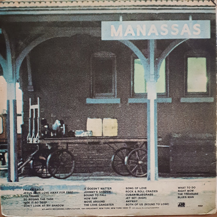 Stephen Stills, Manassas ‎– Manassas - Vinyl LP Record - Opened  - Very-Good Quality (VG) - C-Plan Audio